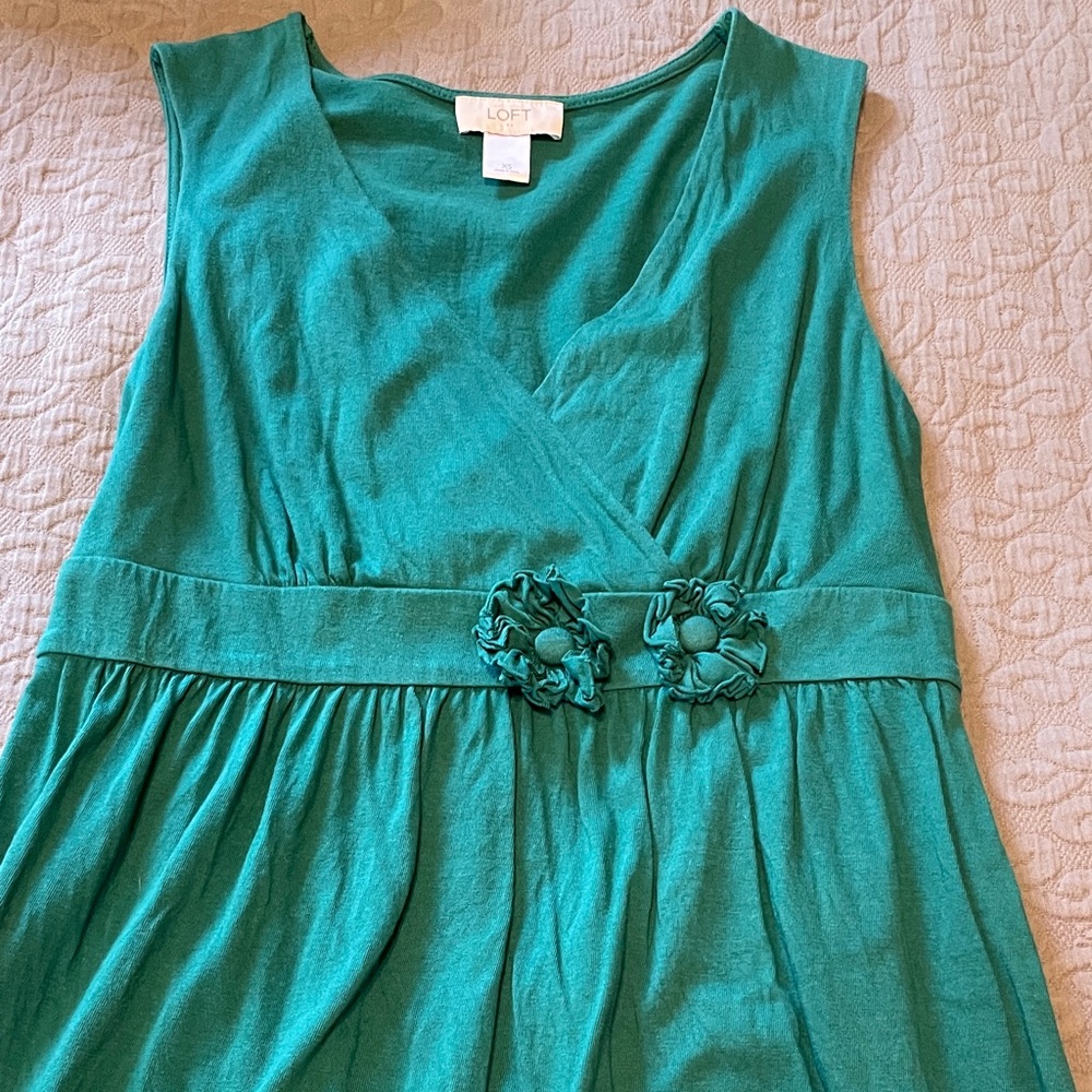 Green Sleeveless Dress